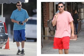Adam Sandler Most Iconic Street Style Outfit Looks