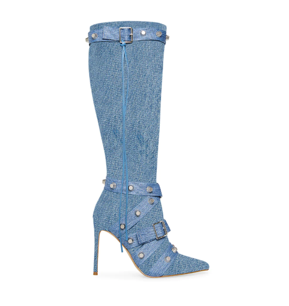 Steve Madden Denim Over-The-Knee Boots