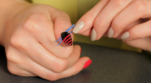 Nail Art with Stripping Tape