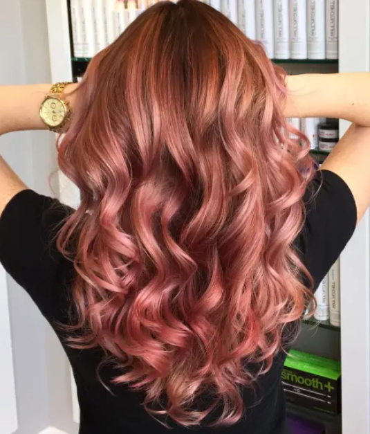 Rose Gold Hair