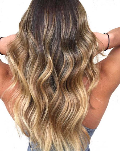 Sun-Kissed Balayage Hair