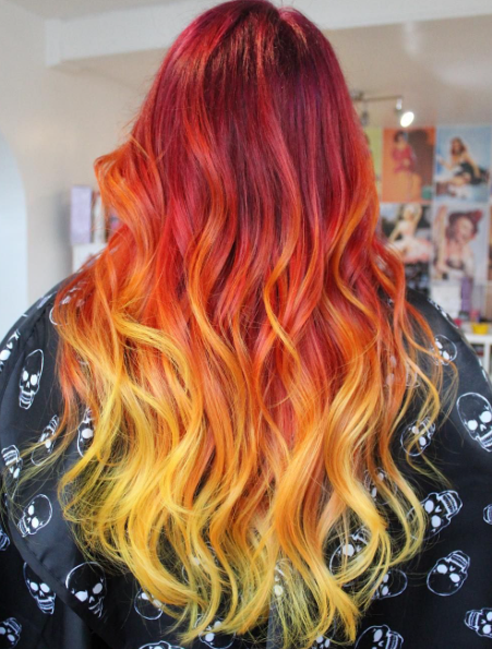 Fiery Red Hair Color