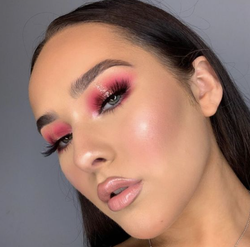 Pink Halo Eyes