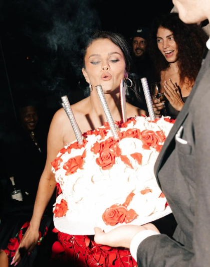 Selena Gomez Birthday Cake
