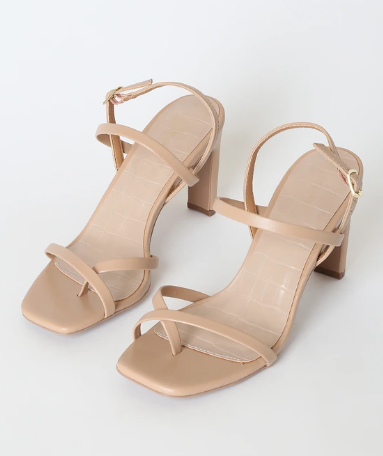 Emmalee Sand Strappy High Heel Sandals