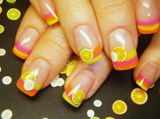 Orange And Yellow With The Touch Of Fruits