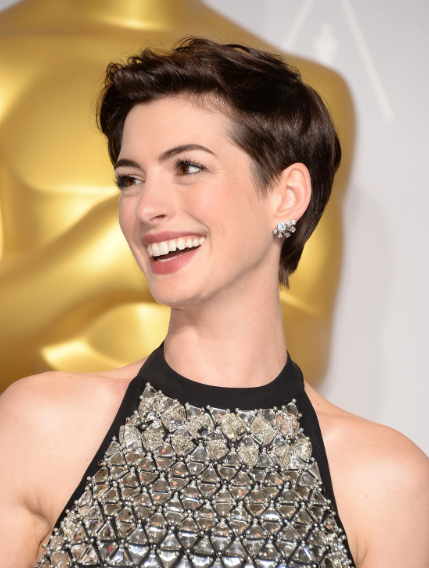 Anne Hathaway Pixie Cut