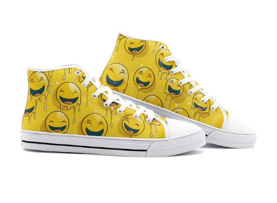 Melting Smiling Face Sneakers