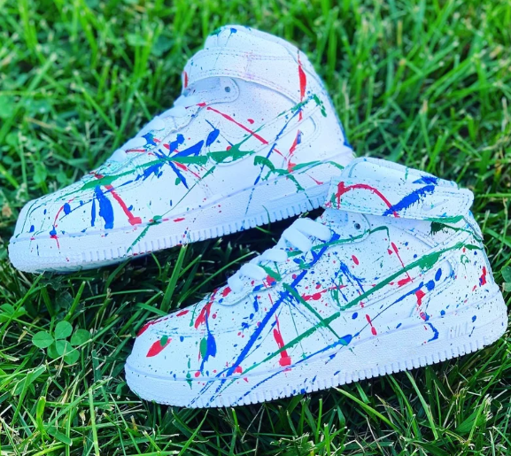 Custom Splattered  - Mids /High Top AF1