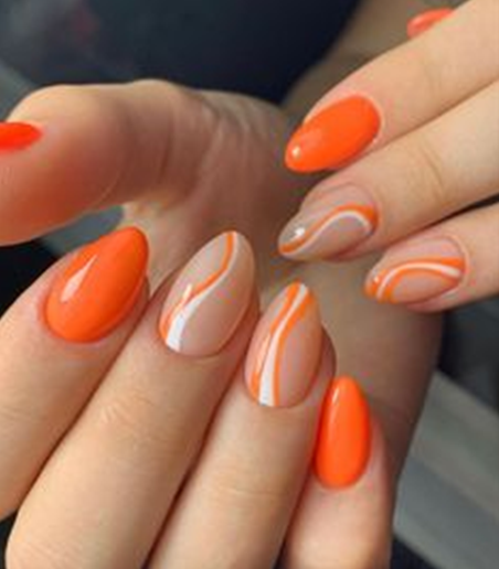 Minimalistic Look With Orange 