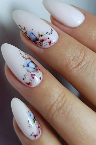 Floral Wrap Nails