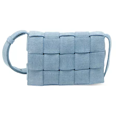 Bottega Veneta Cassette Denim Shoulder Bag