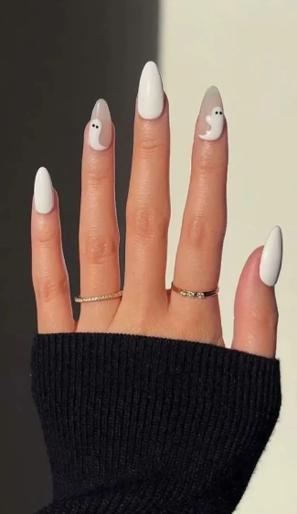 Cute Boo Nails