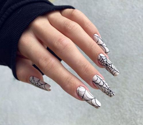 Spider Web Nails