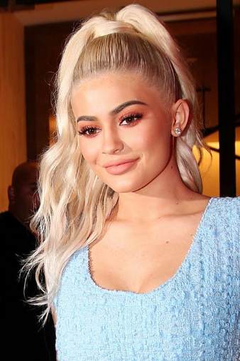 Kylie Jenner High Ponytail Hairstyle