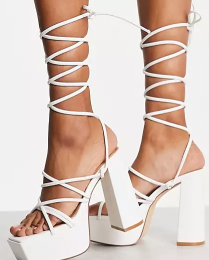 Strappy Platform Heels