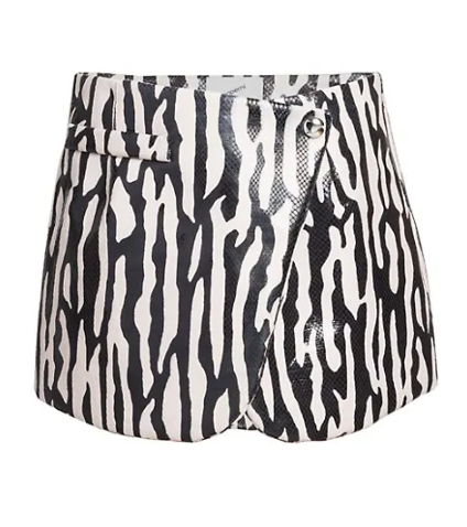 Coperni - Zebra-Print Miniskirt