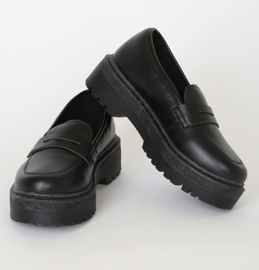 Lulus Maysie Black Flatform Loafers