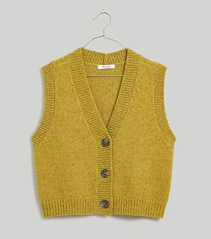 Madewell Button-Front Sweater Vest