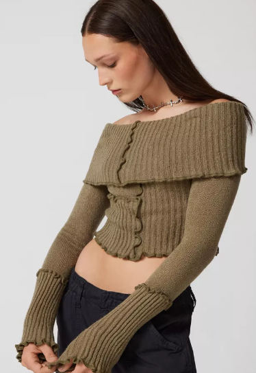 UO - Off-The-Shoulder Sweater 