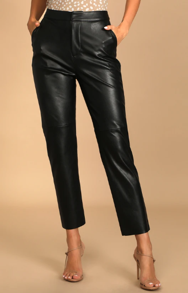 Lulus - Vegan Leather Pants 