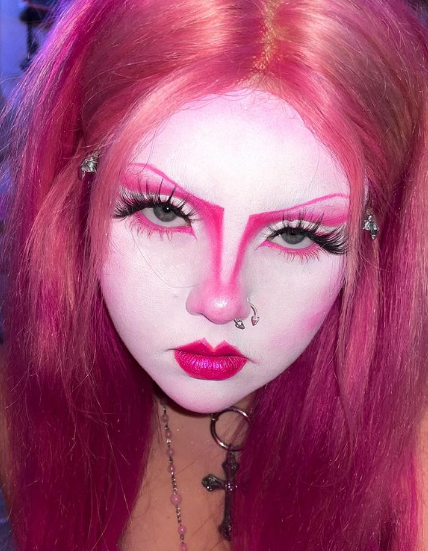 Barbie Gothic Makeup
