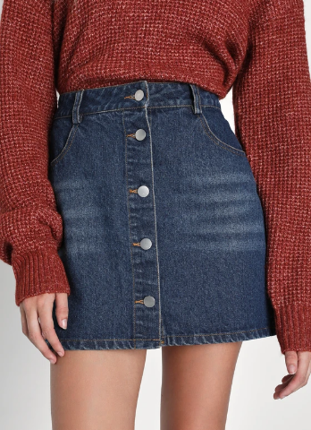 Mini Denim Skirt