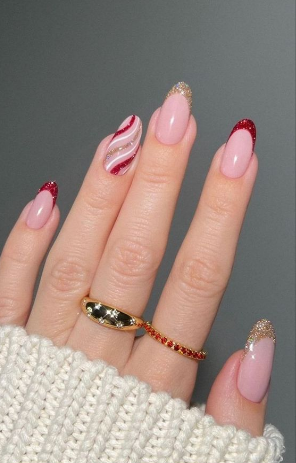 Pop of Candy Cane