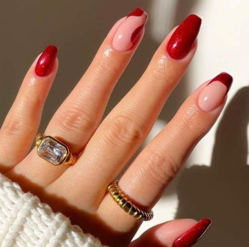 Hot Red Coffin Nails