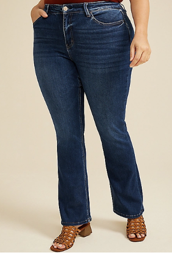 Vervet Bootcut High-Rise Jeans