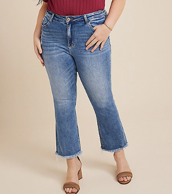 Vervet Flare High Rise Cropped Jeans
