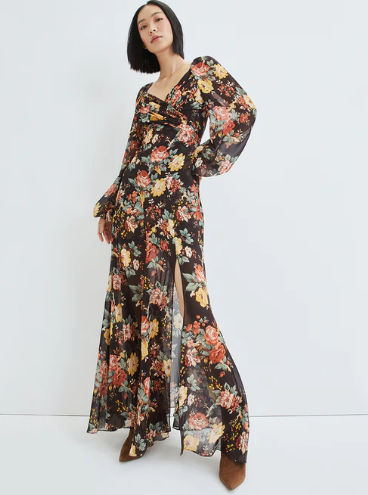 Veronica Beard Avani Floral-Print Dress