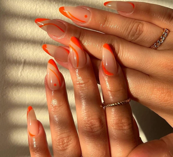 8 Adorable Orange Nail Designs Perfect For Every Season